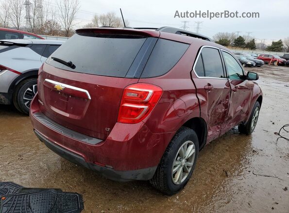 2GNALCEK6H1589876 2017 CHEVROLET EQUINOX Maroon Trasero derecho