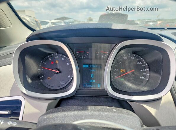 2GNALCEK6H1592115 2017 CHEVROLET EQUINOX Silver Instrument cluster view