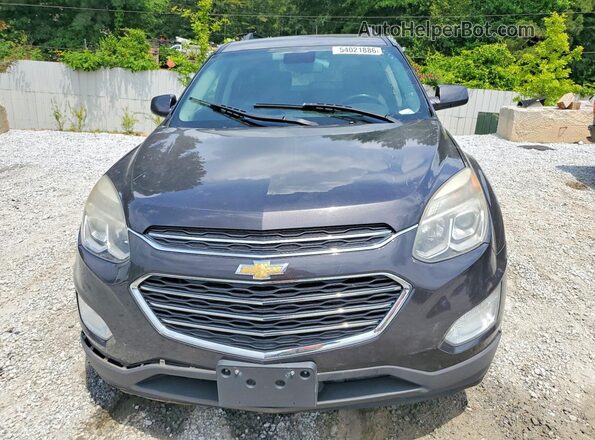 2GNALCEK7G6125335 2016 CHEVROLET EQUINOX Black Widok z przodu