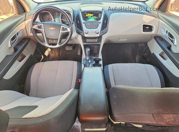2GNALCEK7G6235642 2016 CHEVROLET EQUINOX Белый Вид панели приборов