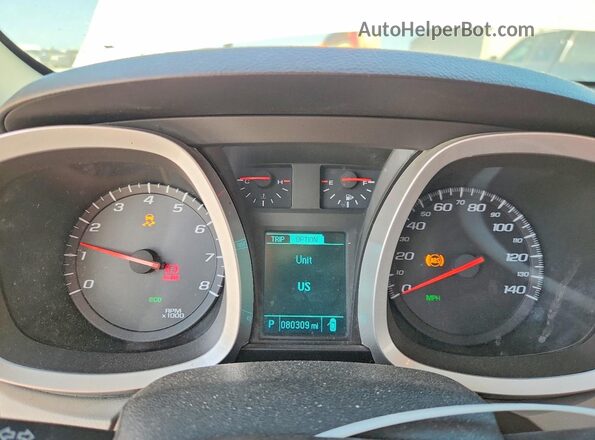 2GNALCEK7G6235642 2016 CHEVROLET EQUINOX Белый Вид щитка приборов