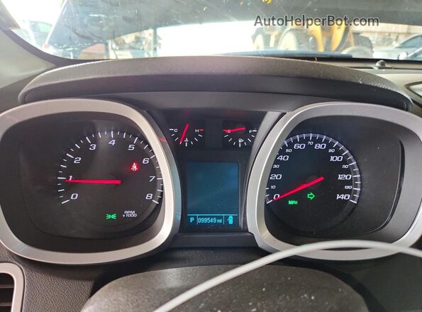 2GNALCEK7G6336180 2016 CHEVROLET EQUINOX Blue Вид щитка приладів