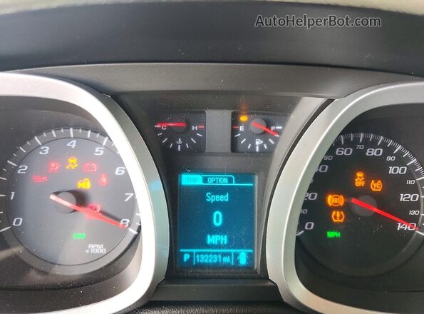 2GNALCEK7H1557812 2017 CHEVROLET EQUINOX Silver Вид щитка приладів
