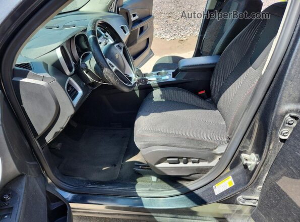 2GNALCEK7H6127930 2017 CHEVROLET EQUINOX Charcoal Вид салону спереду