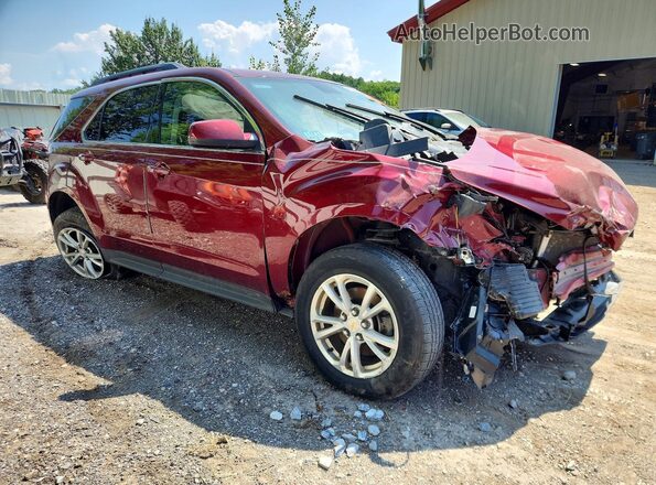 2GNALCEK8H1528481 2017 CHEVROLET EQUINOX Red Front right