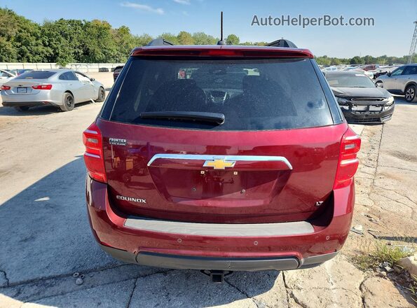 2GNALCEK8H1607200 2017 CHEVROLET EQUINOX Red Vista trasera