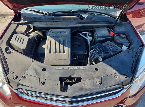 2GNALCEK8H1607200 2017 CHEVROLET EQUINOX Red Vista del compartimento del motor