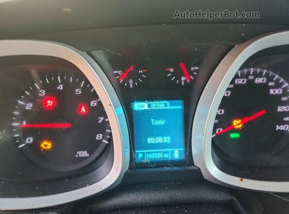 2GNALCEK8H6243346 2017 CHEVROLET EQUINOX White Vista del cuadro de instrumentos