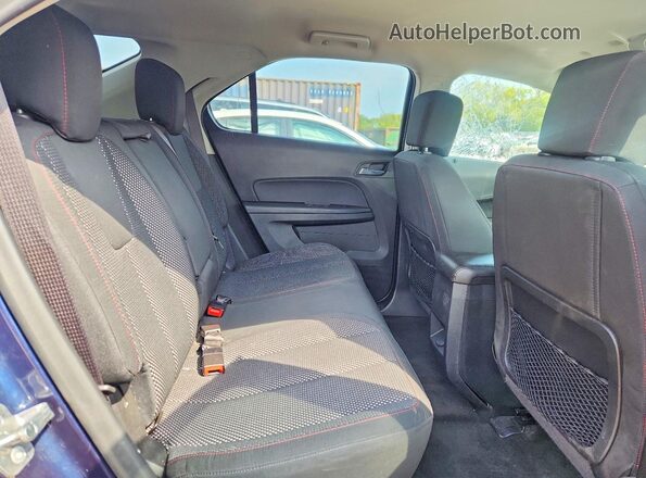 2GNALCEK9H1504724 2017 CHEVROLET EQUINOX Blue Вид задньої частини салону