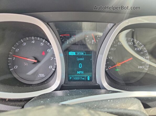 2GNALCEK9H1504724 2017 CHEVROLET EQUINOX Blue Вид щитка приладів