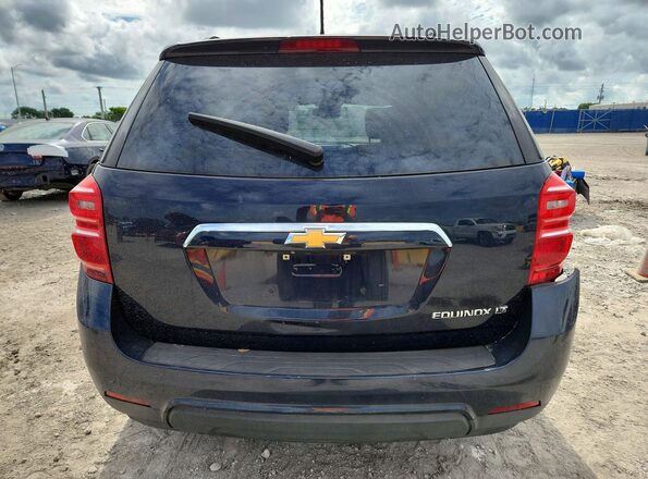 2GNALCEKXG1135404 2016 CHEVROLET EQUINOX Blue უკანა ხედი