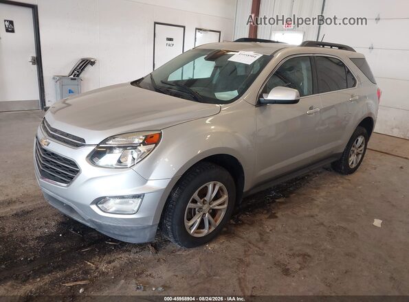 2GNALCEKXG6272667 2016 CHEVROLET EQUINOX Silver Vista tres cuartos delantera izquierda