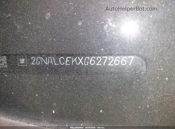 2GNALCEKXG6272667 2016 CHEVROLET EQUINOX Silver Vista del compartimento del motor