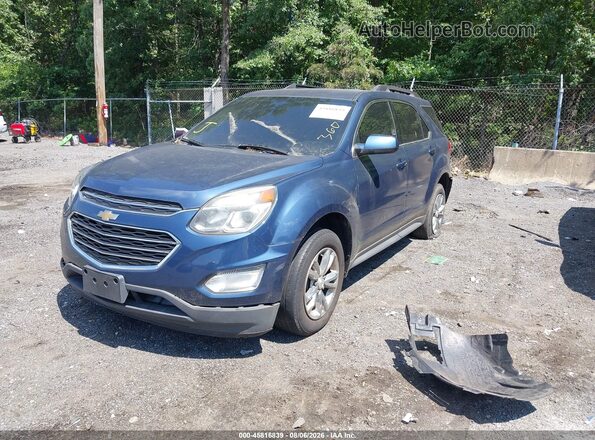 2GNALCEKXG6341891 2016 CHEVROLET EQUINOX Blue Առջևի ձախ երեք քառորդ տեսարան