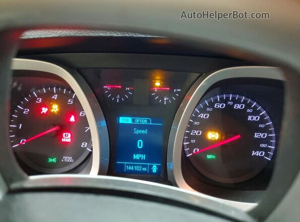 2GNALCEKXH1511262 2017 CHEVROLET EQUINOX Black Widok zestawu wskaźników
