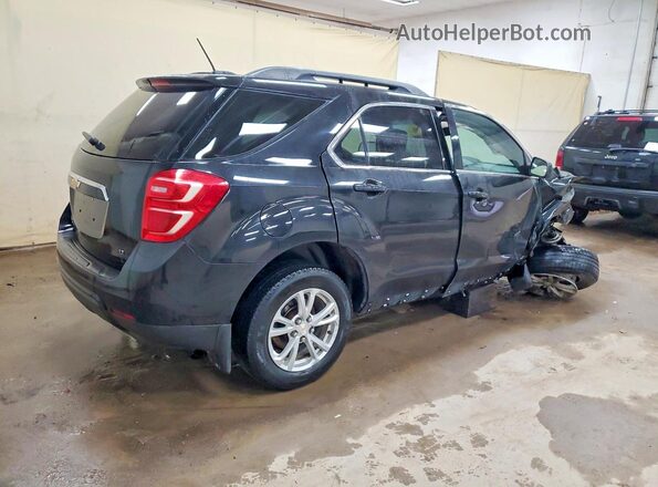 2GNALCEKXH1511262 2017 CHEVROLET EQUINOX Black Tył prawy