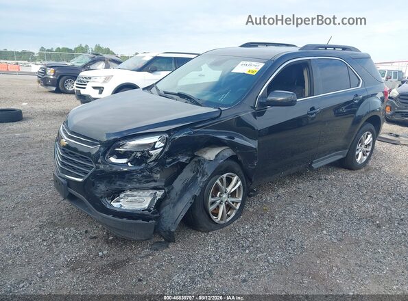 2GNALCEKXH1553141 2017 CHEVROLET EQUINOX Черный Передняя левая четверть