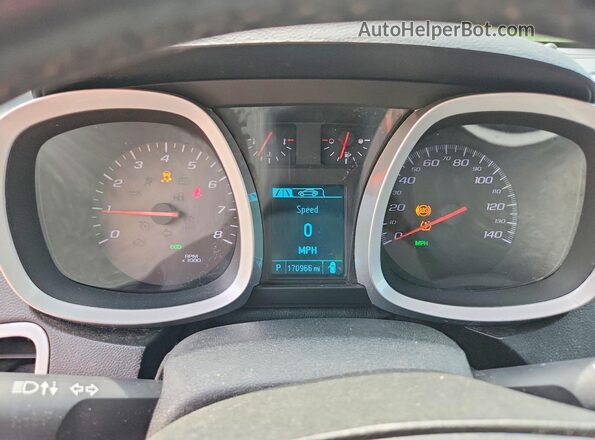 2GNALCEKXH1559005 2017 CHEVROLET EQUINOX Black Vista del cuadro de instrumentos