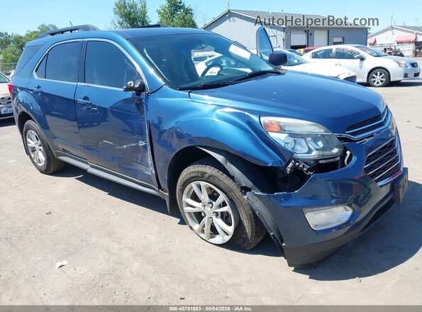 2GNALCEKXH6192920 2017 CHEVROLET EQUINOX Blue Vista frontal