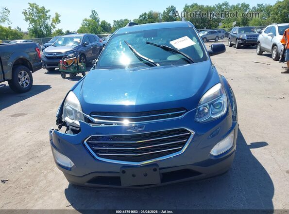 2GNALCEKXH6192920 2017 CHEVROLET EQUINOX Blue Vista del cuadro de instrumentos