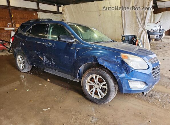 2GNALCEKXH6235538 2017 CHEVROLET EQUINOX Blue წინა მარჯვენა
