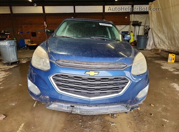 2GNALCEKXH6235538 2017 CHEVROLET EQUINOX Blue წინა ხედი