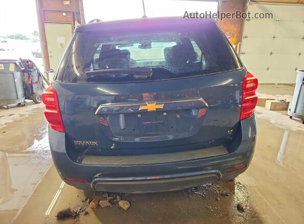 2GNALCEKXH6235538 2017 CHEVROLET EQUINOX Blue უკანა ხედი