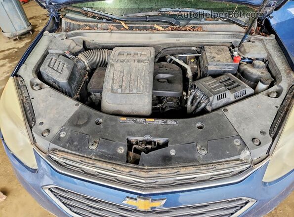 2GNALCEKXH6235538 2017 CHEVROLET EQUINOX Blue უკანა სალონის ხედი