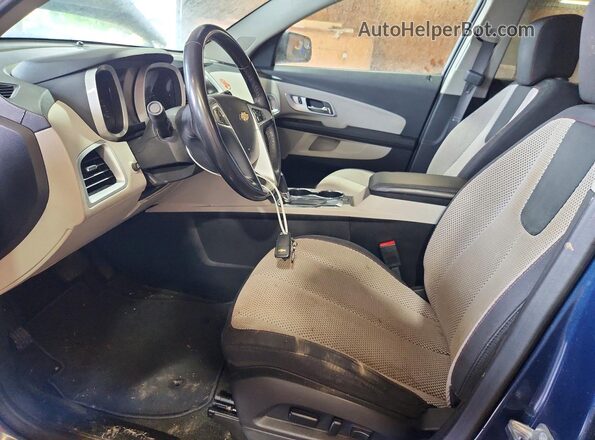 2GNALCEKXH6235538 2017 CHEVROLET EQUINOX Blue წინა სალონის ხედი
