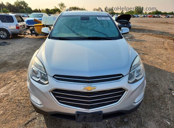 2GNALCEKXH6290734 2017 CHEVROLET EQUINOX Silver Widok z przodu
