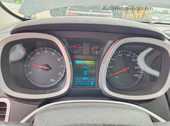 2GNALDEK1G6350906 2016 CHEVROLET EQUINOX Black Widok zestawu wskaźników
