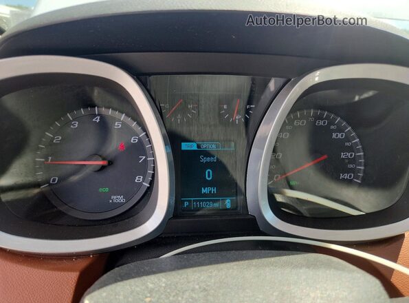 2GNALDEK2G6320992 2016 CHEVROLET EQUINOX Белый Вид щитка приборов