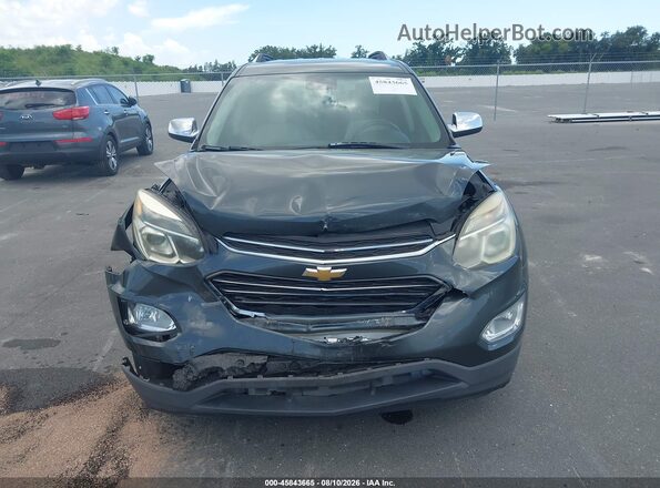 2GNALDEK2H1535190 2017 CHEVROLET EQUINOX Gray Widok zestawu wskaźników