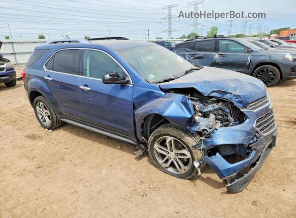 2GNALDEK3G6230007 2016 CHEVROLET EQUINOX Blue Передня права чверть