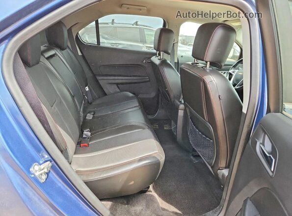 2GNALDEK3G6230007 2016 CHEVROLET EQUINOX Blue Вид задніх сидінь