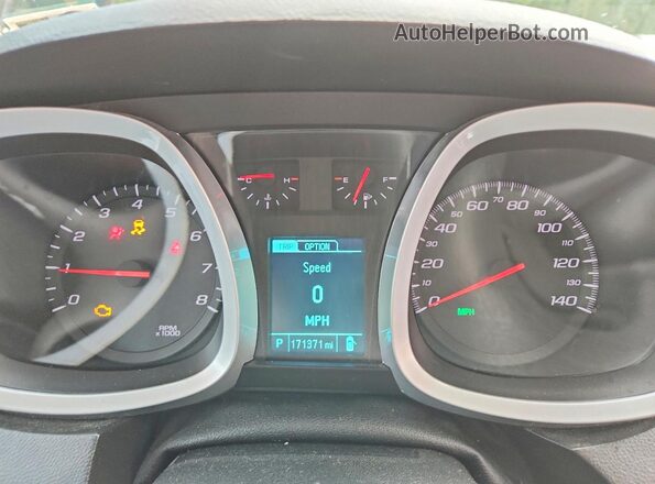 2GNALDEKXG6244521 2016 CHEVROLET EQUINOX Gray Vista del cuadro de instrumentos