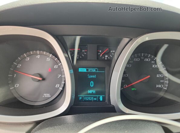 2GNALDEKXG6270942 2016 CHEVROLET EQUINOX Белый Вид щитка приборов