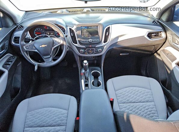 2GNAXFEV2L6233016 2020 CHEVROLET EQUINOX Синий Вид панели приборов