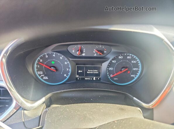 2GNAXFEV6M6111485 2021 CHEVROLET EQUINOX Черный Вид щитка приборов