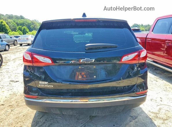 2GNAXHEV2J6332413 2018 CHEVROLET EQUINOX Black Вид ззаду