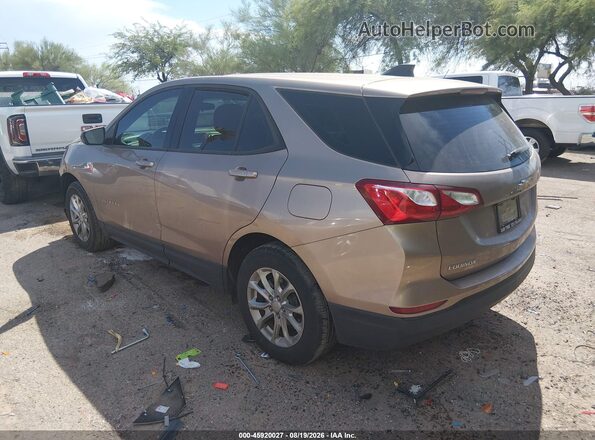 2GNAXHEV2K6282694 2019 CHEVROLET EQUINOX Brown Հետևի ձախ