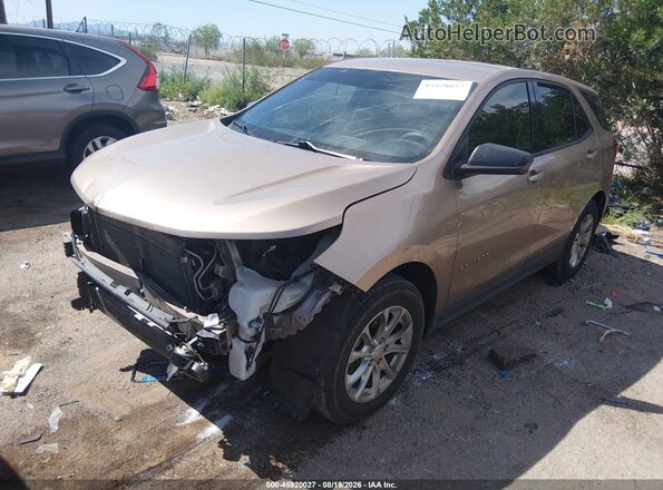 2GNAXHEV2K6282694 2019 CHEVROLET EQUINOX Brown Առջևի ձախ երեք քառորդ տեսարան
