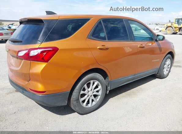 2GNAXHEV3K6162886 2019 CHEVROLET EQUINOX Orange Задня права чверть
