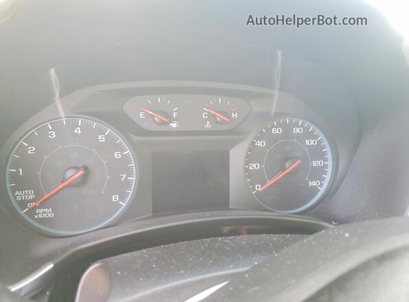 2GNAXHEV6L6144495 2020 CHEVROLET EQUINOX Orange Instrument cluster view