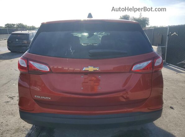2GNAXHEV6L6144495 2020 CHEVROLET EQUINOX Orange Rear view