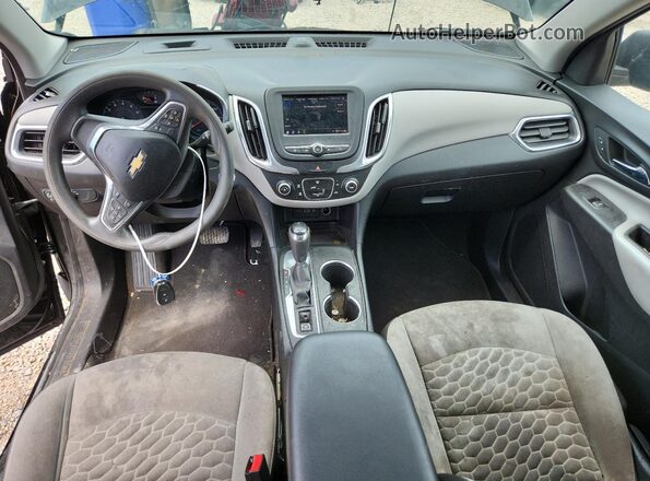 2GNAXHEV6M6105276 2021 CHEVROLET EQUINOX Black წინა პანელის ხედი