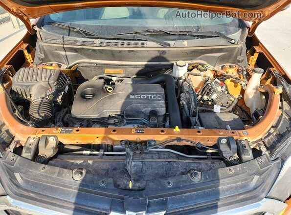 2GNAXHEV7J6249544 2018 CHEVROLET EQUINOX Orange Widok komory silnika