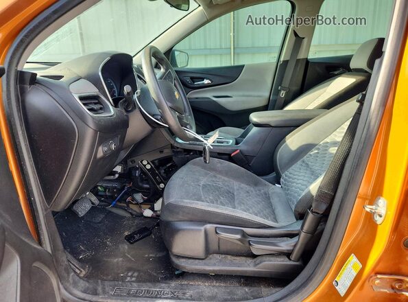 2GNAXHEV7J6249544 2018 CHEVROLET EQUINOX Orange Widok wnętrza z przodu