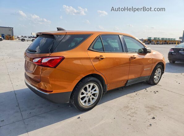 2GNAXHEV7J6249544 2018 CHEVROLET EQUINOX Orange Tył prawy