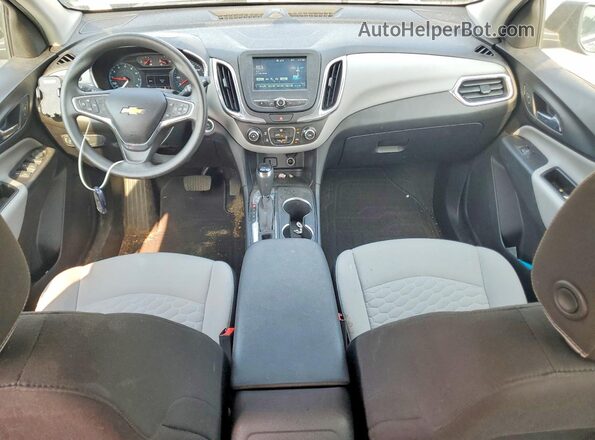 2GNAXHEV7J6339678 2018 CHEVROLET EQUINOX Black Вид панелі приладів